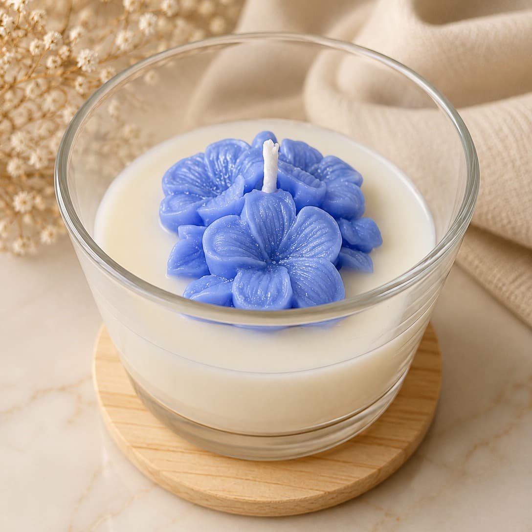 Vela Lavandim decorada