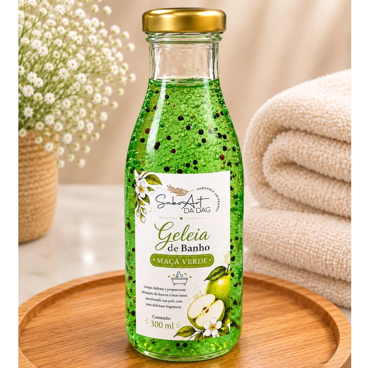 Geléia de Banho Maçã Verde